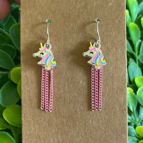 BOGO FREE UNIVORN TASSEL DANGLE EARRINGS - Picture 2 of 5